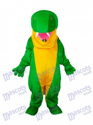 Green Snake Mascot Adult Costume