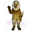 Blonde Lion Mascot Costume