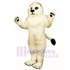 White Lion Mascot Costume