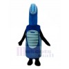Blue Electric Toothbrush Mascot Costume Cartoon