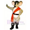 River Rat with Eye Patch, Sash & Boots Mascot Costume