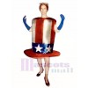 Cute Star-Spangled Hat Mascot Costume