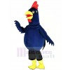 Black Cock Rooster Mascot Costume Cartoon