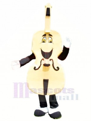Funny Guitar Mascot Costume Cartoon 