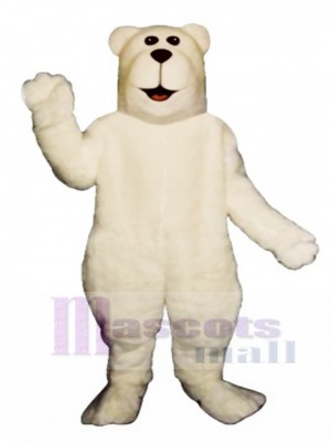 Arctic Bear Christmas Mascot Costume