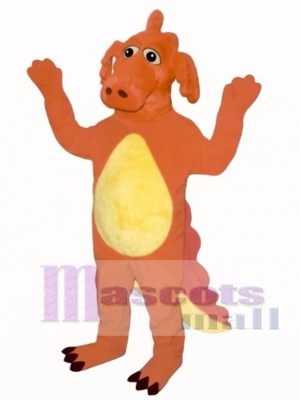 Red Dragon Mascot Costume Animal