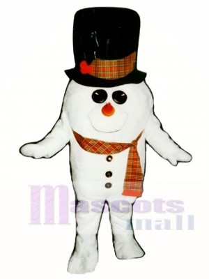 Madcap Snowman with Scarf Mascot Costume Christmas Xmas