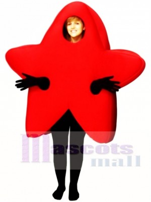 Red Star Mascot Costume