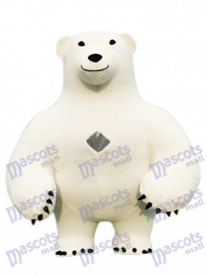 Cute Polar Bear Adult Mascot Costume Animal 